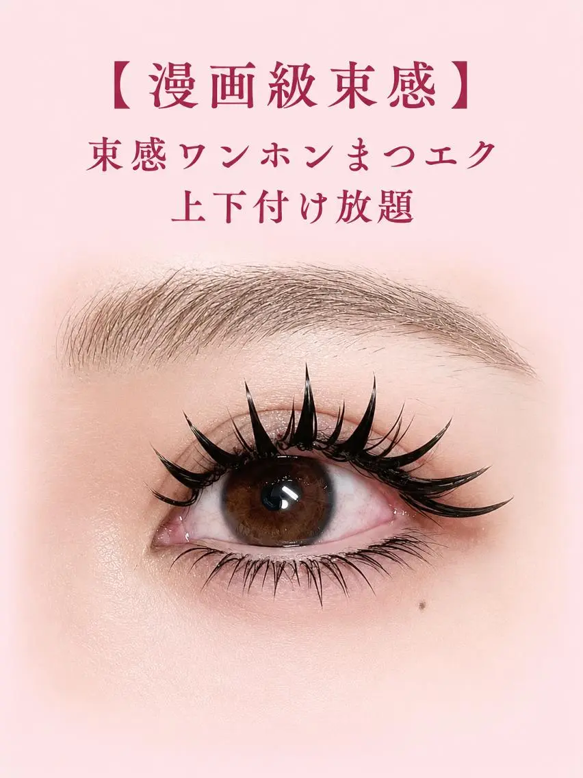 マツエク・マツパ 付け放題 束感まつ毛 韓国風マツエク ワンホンマツエク マツエク foisalon 新宿西口店のマツエク・マツパデザイン