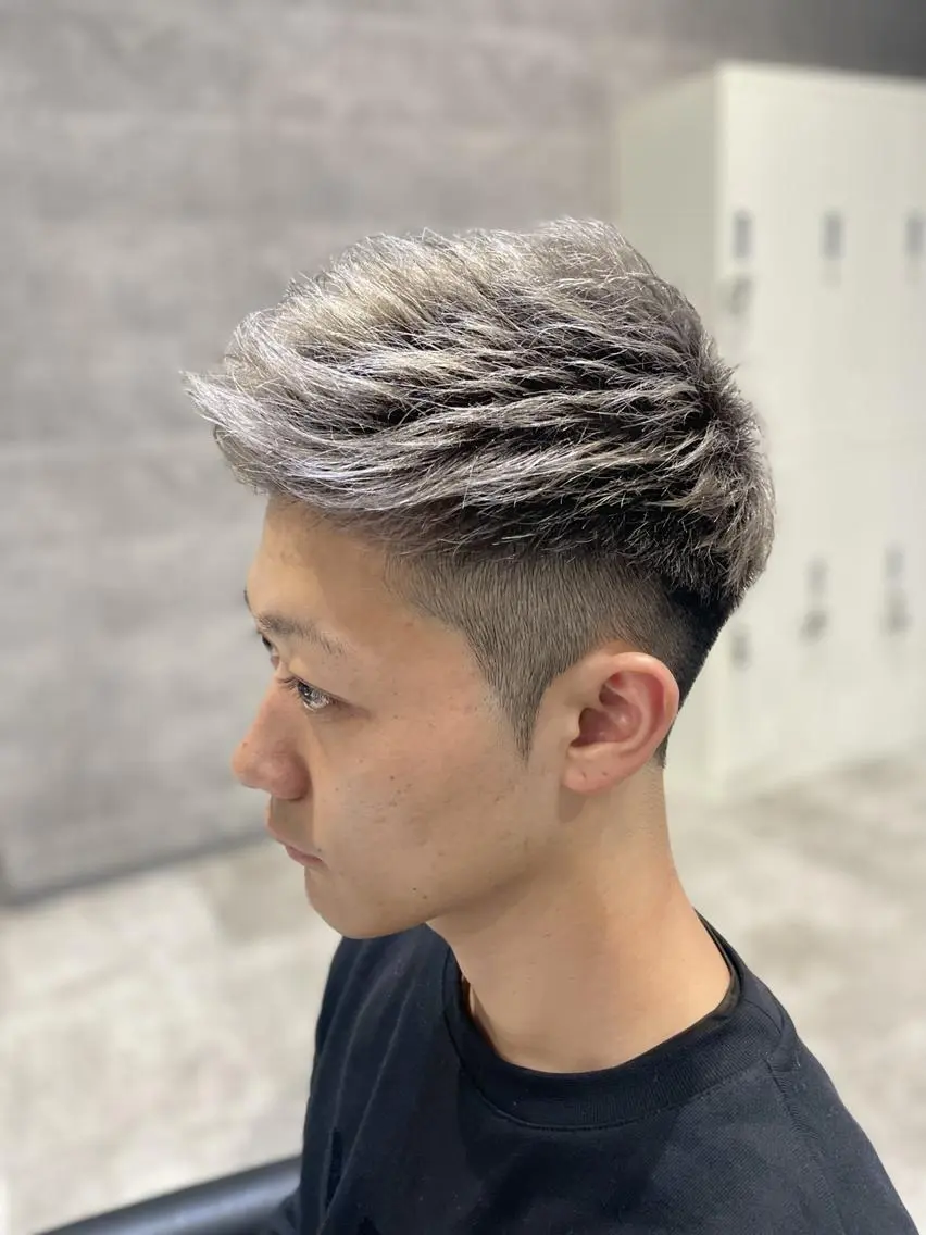 メンズ メンズハイライト メンズインナーカラー saho .のヘアスタイル