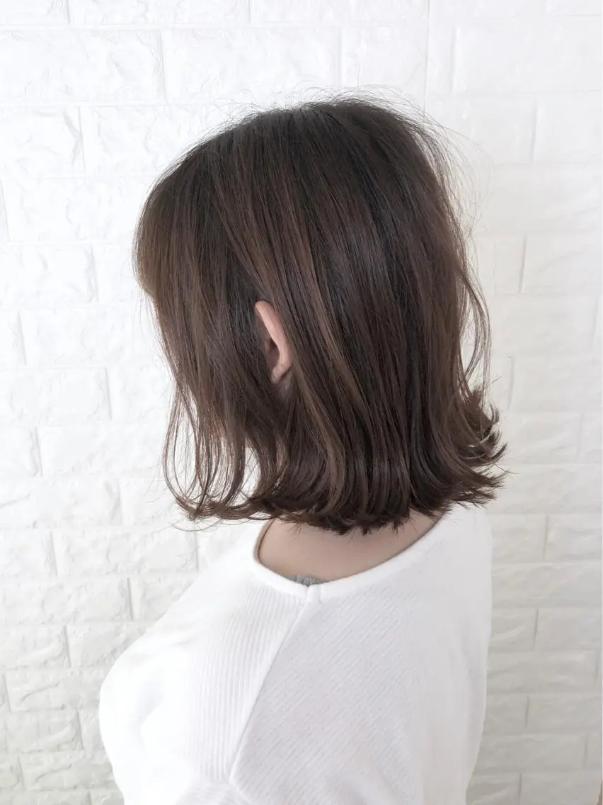 ショート 切りっぱなしボブ ボブ 縮毛矯正/髪質改善 主税巧一のヘアスタイル
