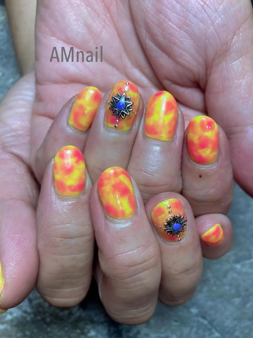 ネイル アートネイル 持ち込み ハンドネイル Am:nail 柏 SUE（スゥ）のネイルデザイン