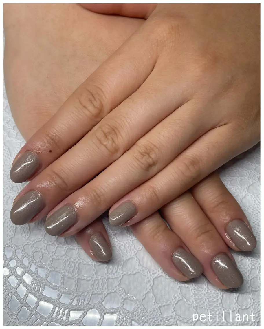 ネイル ワンカラーネイル ピンク nail salon petillantのネイルデザイン