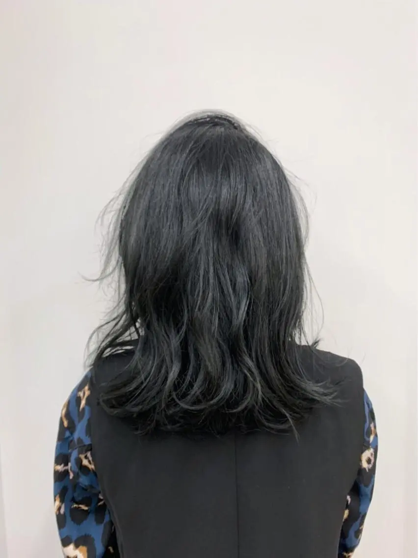 セミロング アッシュ うる艶ヘア♡韓国好き 透明感　shotaのヘアスタイル