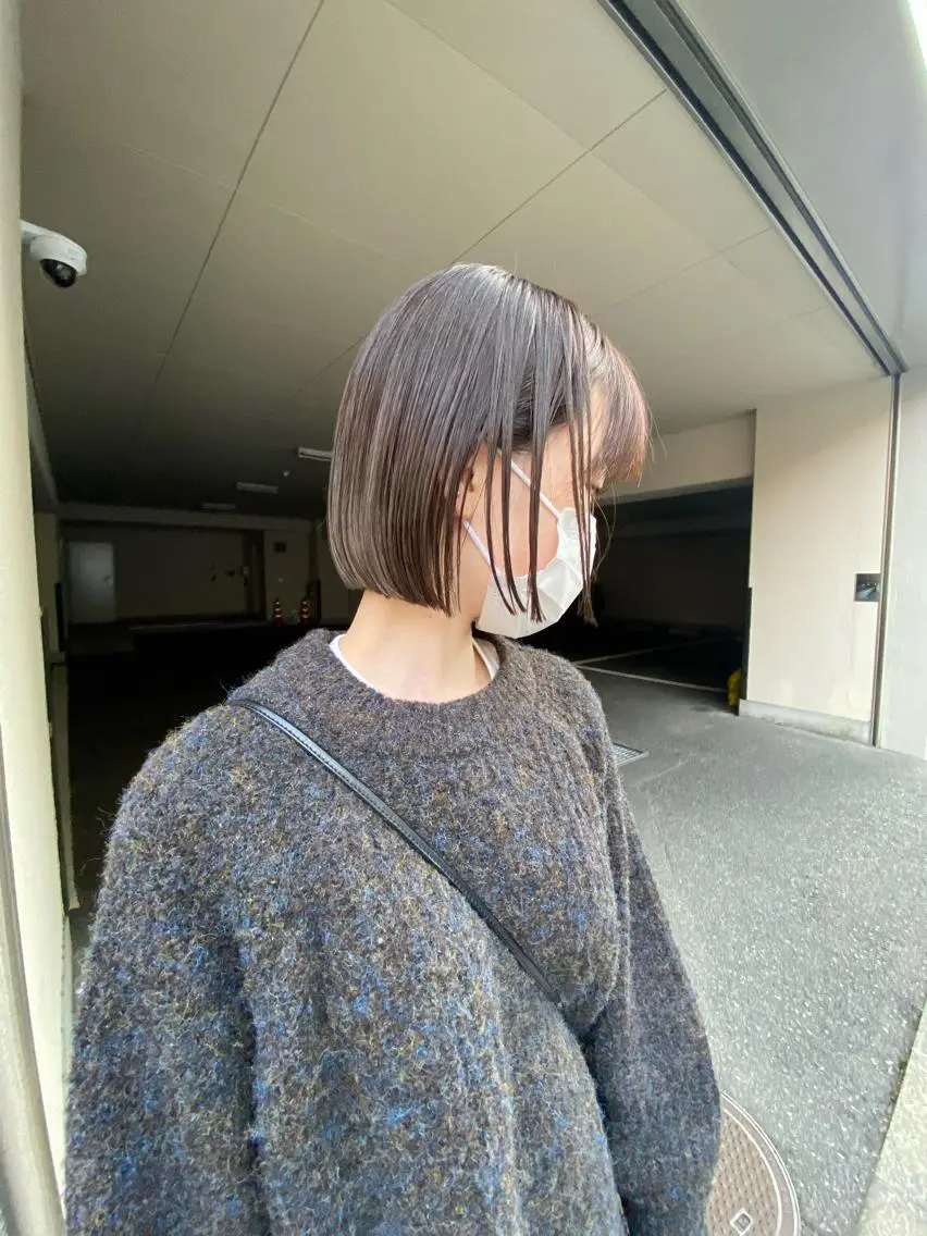 ショート ボブ カット ヘアカラー トリートメント ヘッドスパ Musiiik hairのヘアスタイル