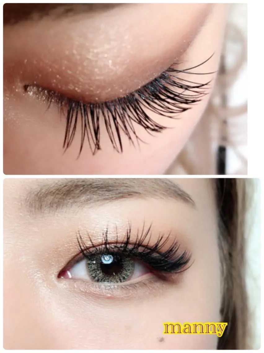 マツエク・マツパ フラットラッシュ manny eyelashのマツエク・マツパデザイン