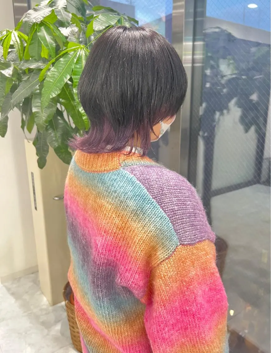 ショート カラー パーマ ヘアアレンジ メンズ キッズ ネイル マツエク・マツパ アイブロウ KANAMI 🌏のヘアスタイル