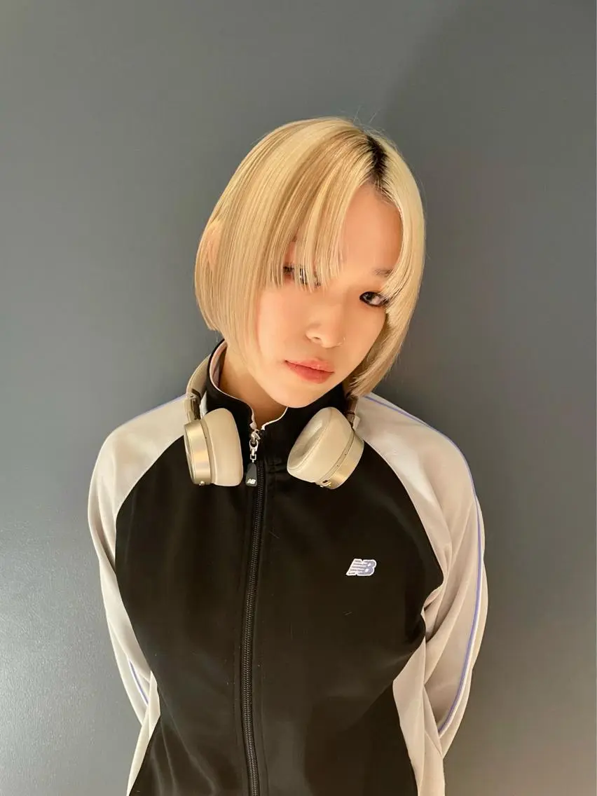 ミディアム カラー ヘアアレンジ 🎀透明感カラー 韓国ヘア🎀mahoのヘアスタイル