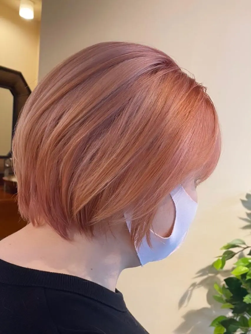 ショート カラー 女性目線でつくる ショートayakaのヘアスタイル