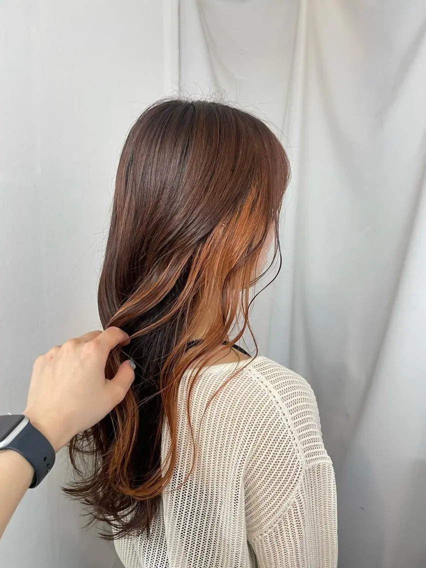 ロング カラー Rui 🦩 パーマモデル募集中のヘアスタイル