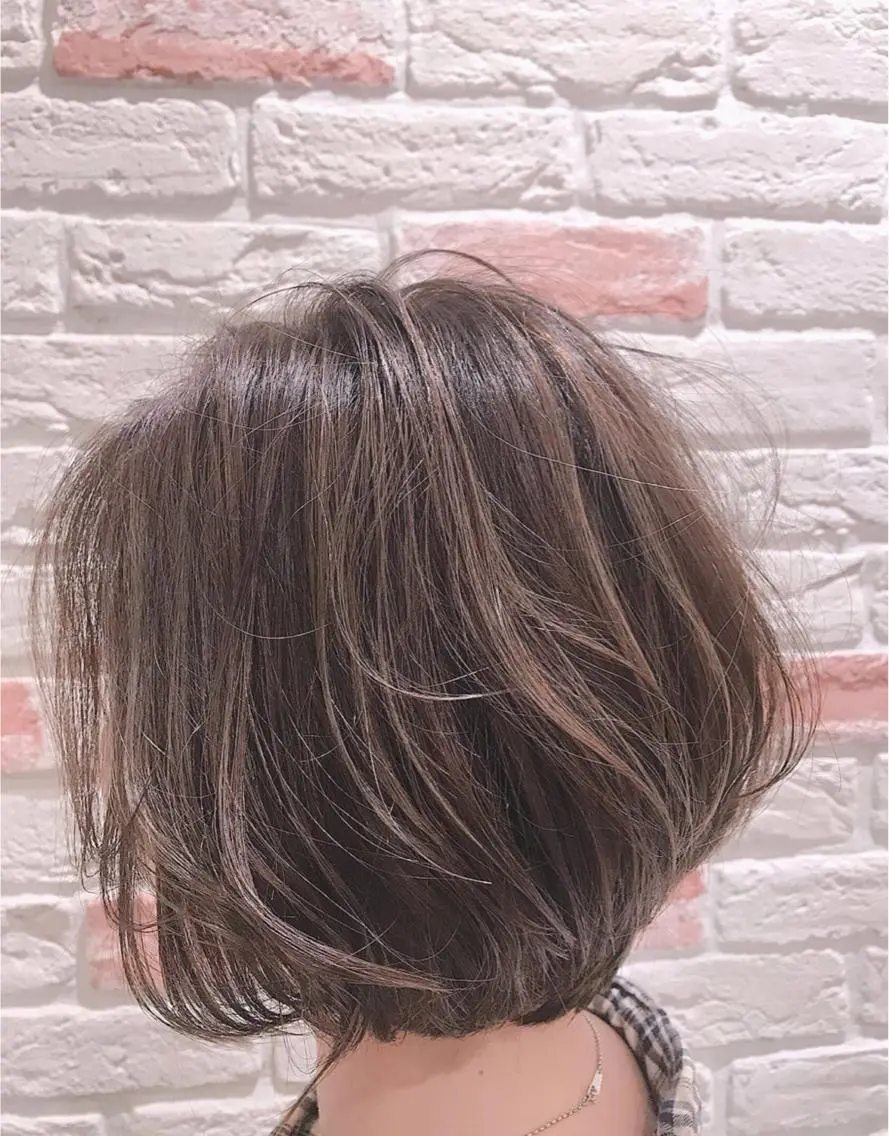ショート カラー ヘアカラー チダアキフミ Ash大森のヘアスタイル