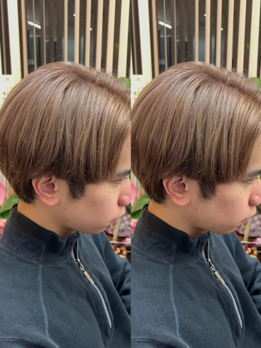 ショート カラー カット ヘアカラー トリートメント TELA HAIRのヘアスタイル