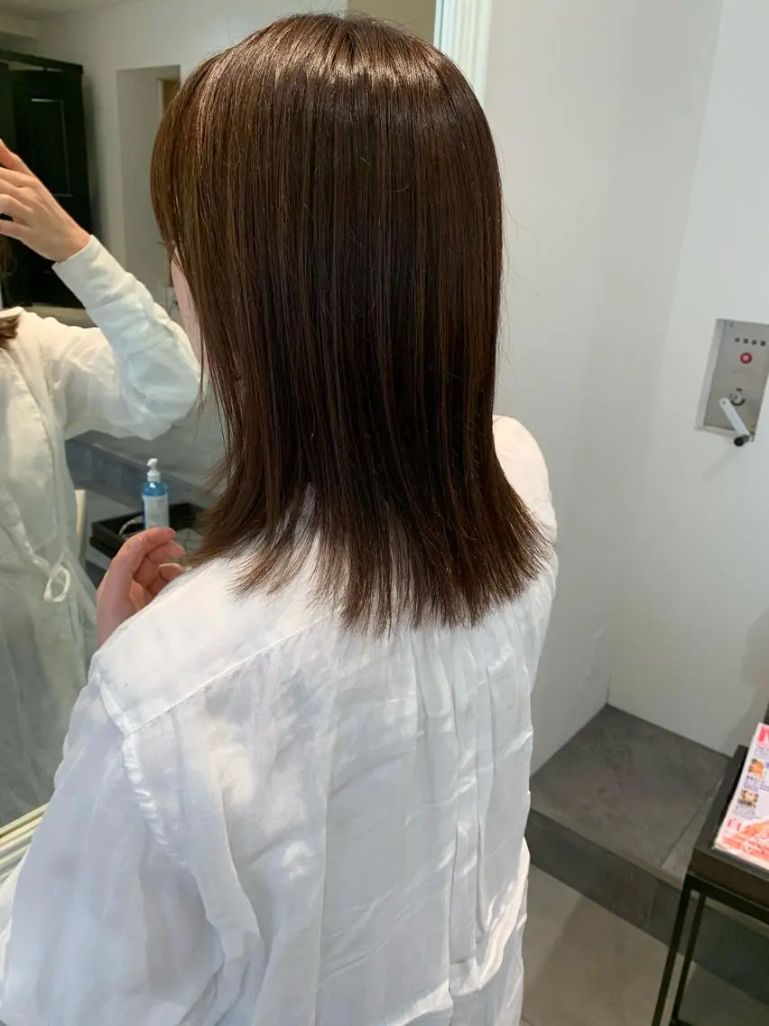 セミロング カラー レイヤーカット カット トリートメント 似合わせヘア/ sayakaのヘアスタイル