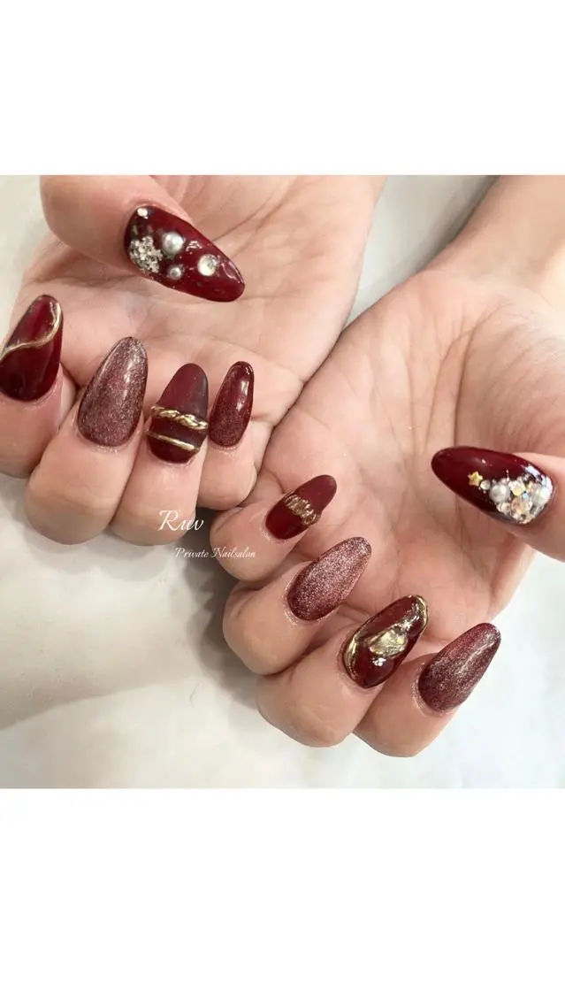 ネイル ハンドネイル プライベート ネイルサロン　ルヴのネイルデザイン