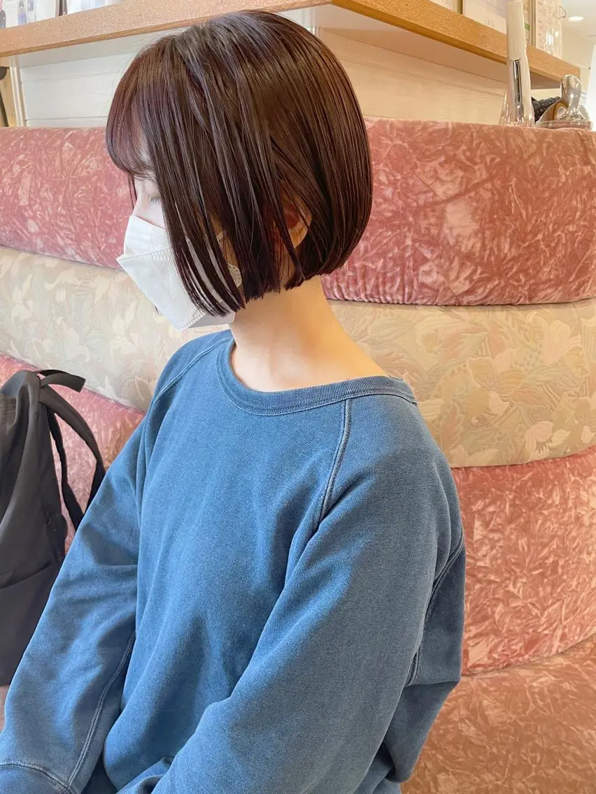 ショート ボブ カット ヘアカラー 【ボブ/個室サロン】 癒し空間mimuraのヘアスタイル