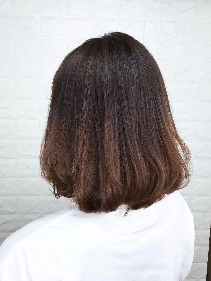 ミディアム カラー ブリーチ グラデーションカラー イルミナカラー ブリーチなしカラー ヘアカラー 髪質改善縮毛矯正 美容師✂️山崎竜二のヘアスタイル