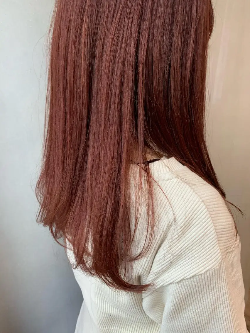 ロング カラー ブリーチ ブリーチなしカラー ウルフレイヤーカット /チヒロのヘアスタイル