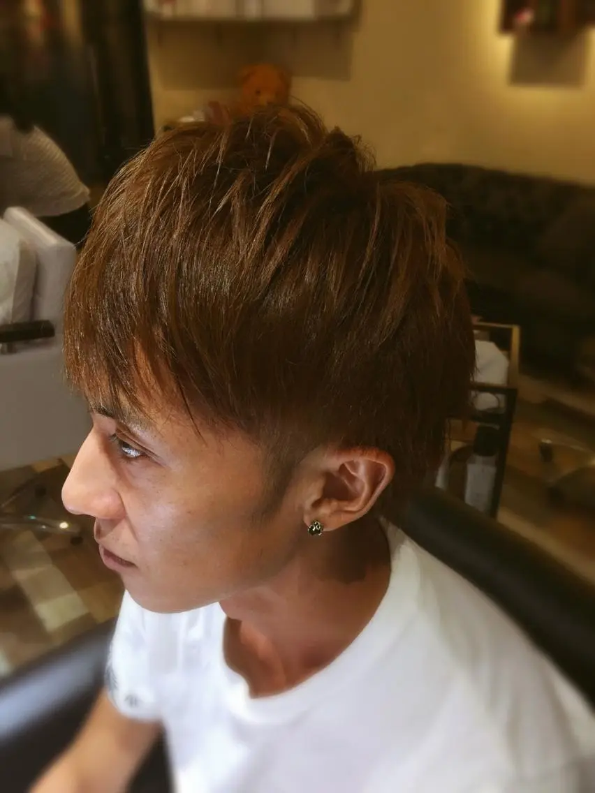 ショート カラー メンズ カット 🌈20年目突入🎉 山口のヘアスタイル