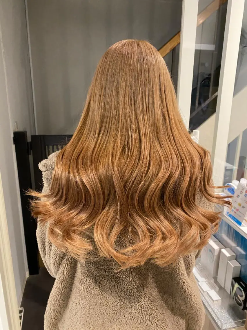ロング カラー 🌈評価No.1🌈 艶髪カラー❌エクステのヘアスタイル