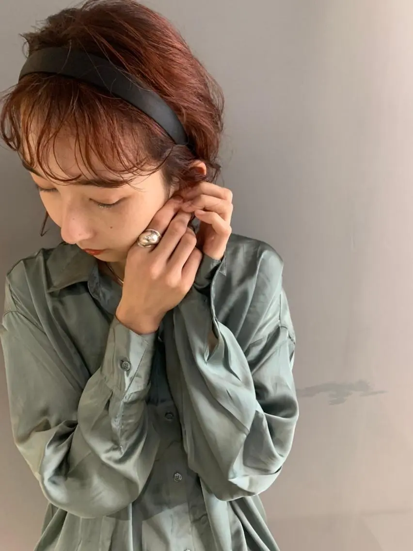 カラー パーマ ヘアアレンジ アディクシーカラー ダブルカラー グラデーションカラー ハイライトカラー イルミナカラー CEINE+ officialのヘアスタイル