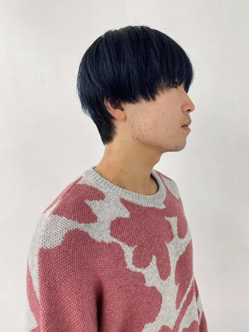 カラー メンズ トリートメント ヘアセット スパイキーパーマ 柏NO1 藤本葉のヘアスタイル