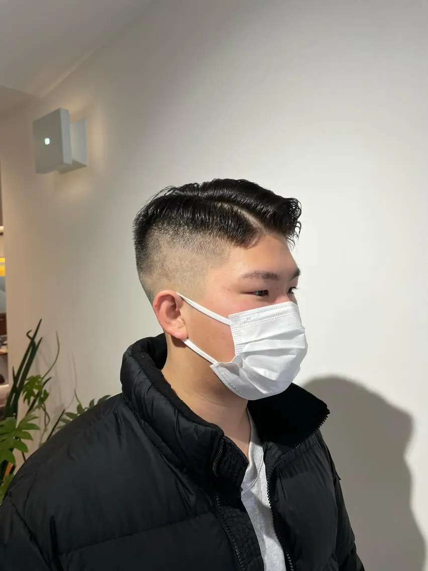 ショート メンズ フェードカット スキンフェード 後藤 澪のヘアスタイル