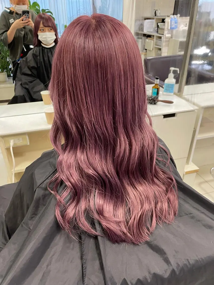セミロング カラー ブリーチ XANADU上野店 🐼ﾖｺﾊｼのヘアスタイル