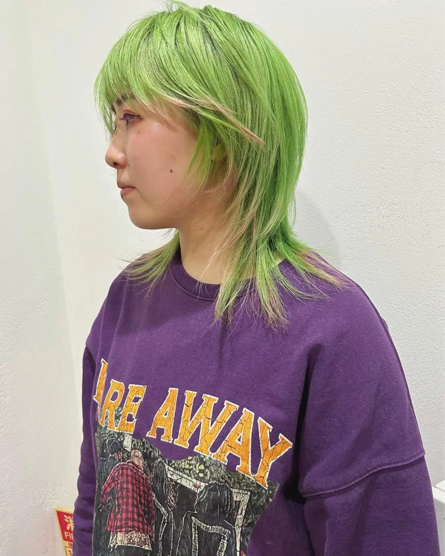 ミディアム カラー デザインカラー ピンクカラー カット ヘアカラー トリートメント 村上雅人 ナチュラルモードのヘアスタイル