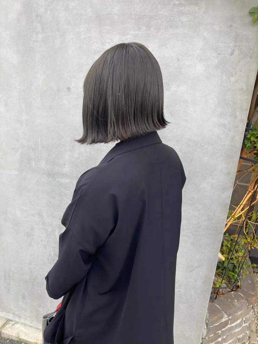 ショート 切りっぱなしボブ ボブ 今井 啓太/縮毛矯正のヘアスタイル