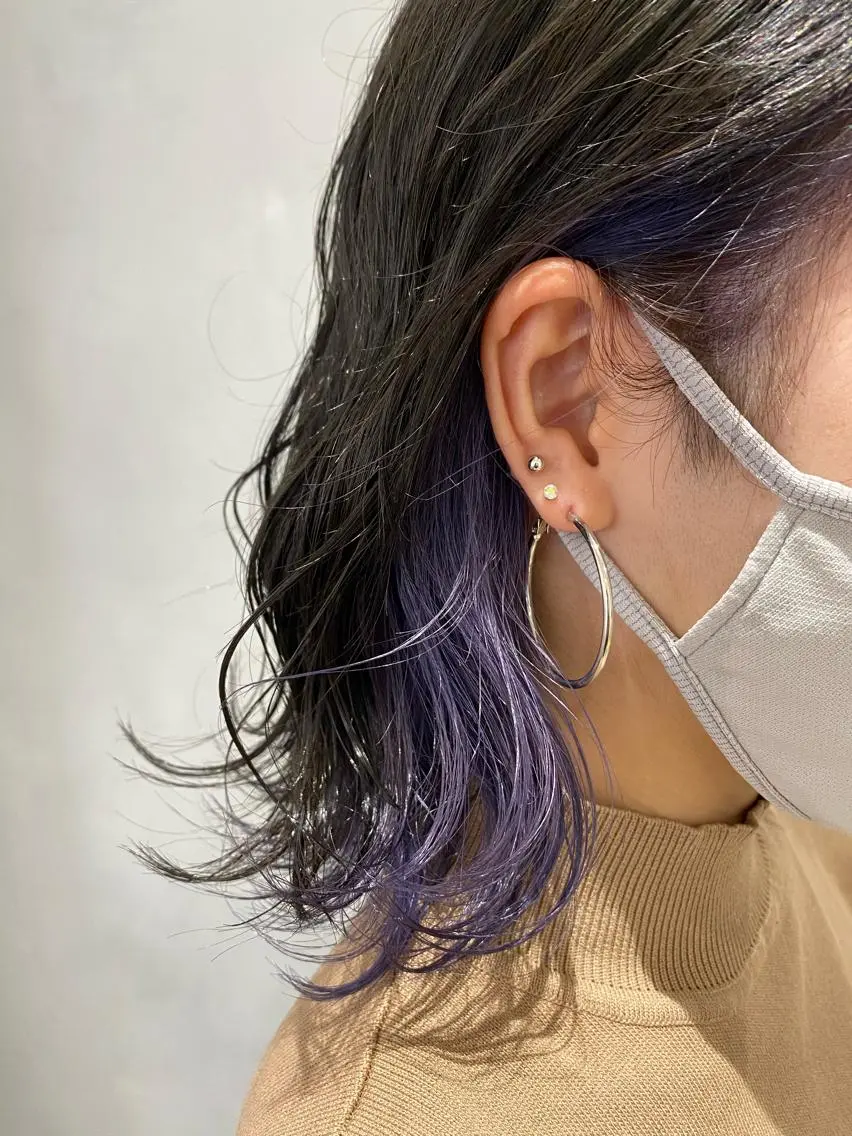 ミディアム カラー ヘアアレンジ 渡辺　亮/髪質改善 レイヤーカットのヘアスタイル
