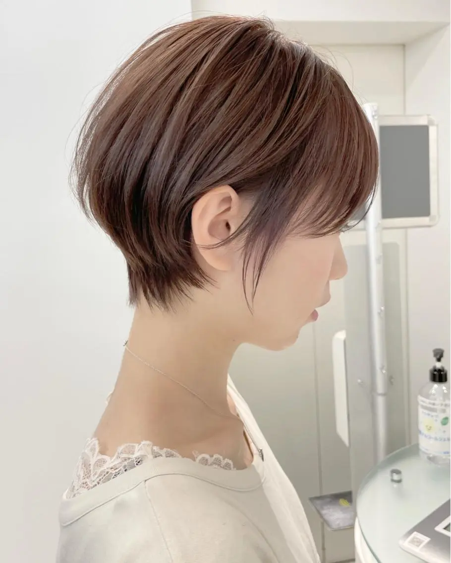 ショート 丸みショート ショートヘア 橋口 晃典のヘアスタイル