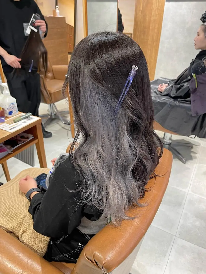 ロング ブリーチ🔥ベージュ /グレー/daikiのヘアスタイル
