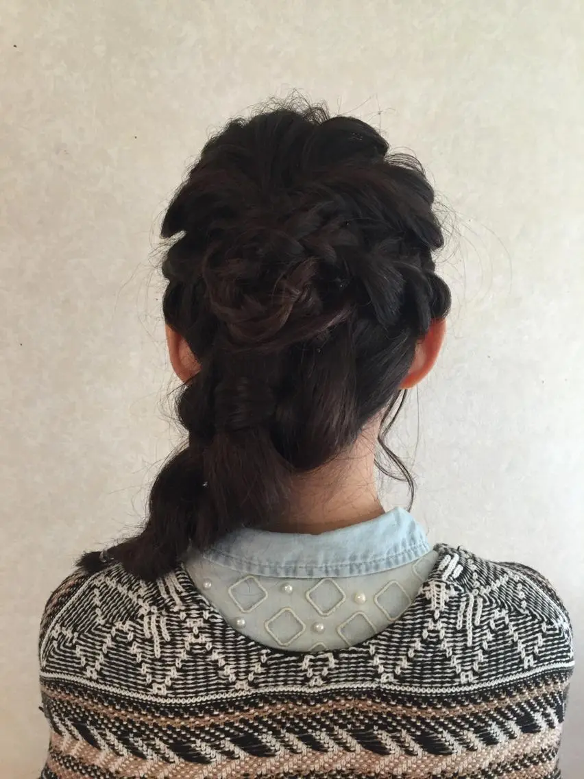 ヘアアレンジ 簡単アレンジ 山本 雷のヘアスタイル