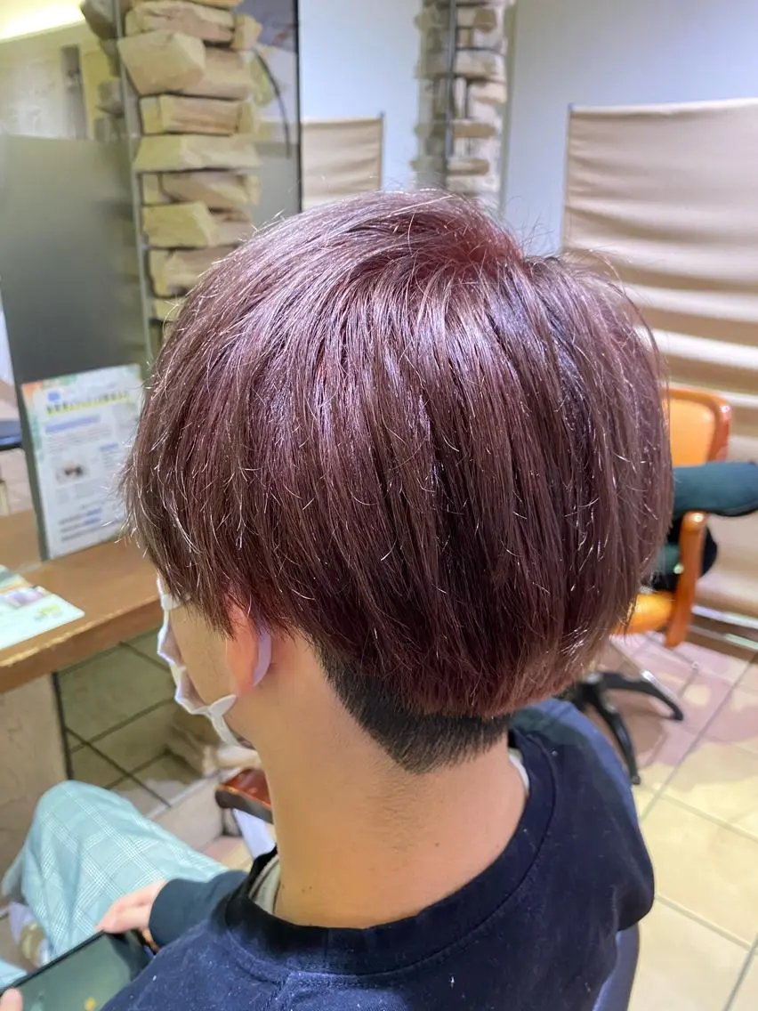 メンズ カット ヘアカラー 西岡 あつみ/ 堀江美容室のヘアスタイル