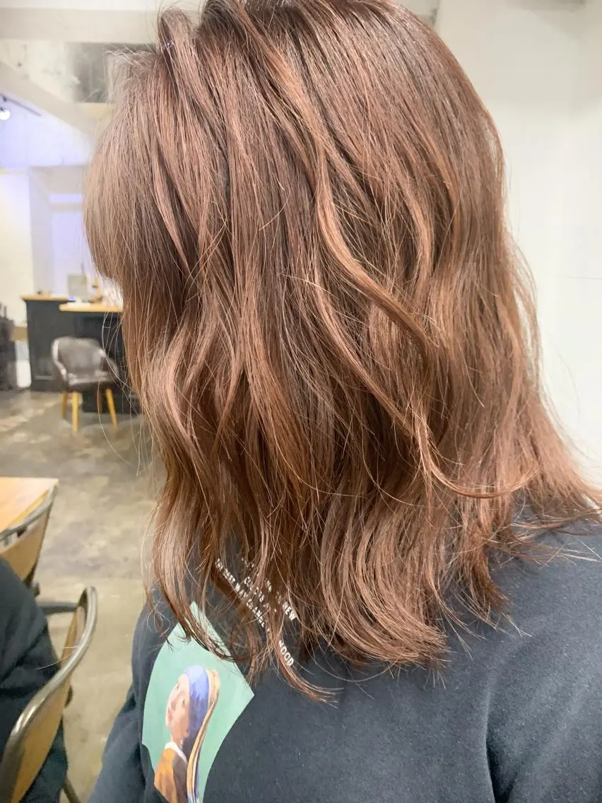 ミディアム 初めてでも失敗しない 透明感カラー Miiのヘアスタイル