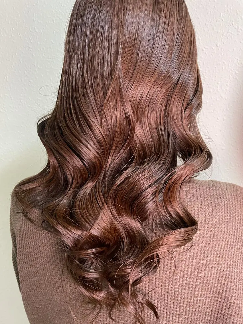 ロング カラー カット ヘアカラー トリートメント ヘアセット ✨髪質改善特化サロン ✨グシユキヤ✨のヘアスタイル