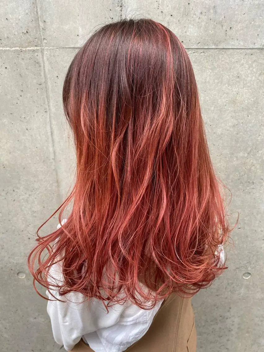 ロング カラー ⭐️エクステ指名 No.1⭐️高頭のヘアスタイル