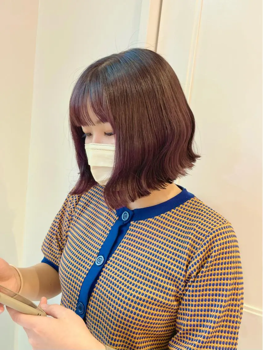ミディアム allum SAKURAのヘアスタイル