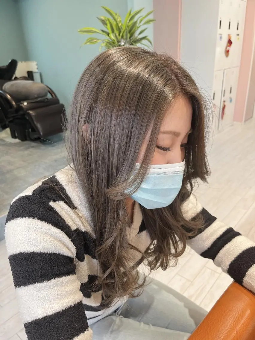 カラー アッシュ ブリーチ ✨️💎山口 真依💎✨️のヘアスタイル
