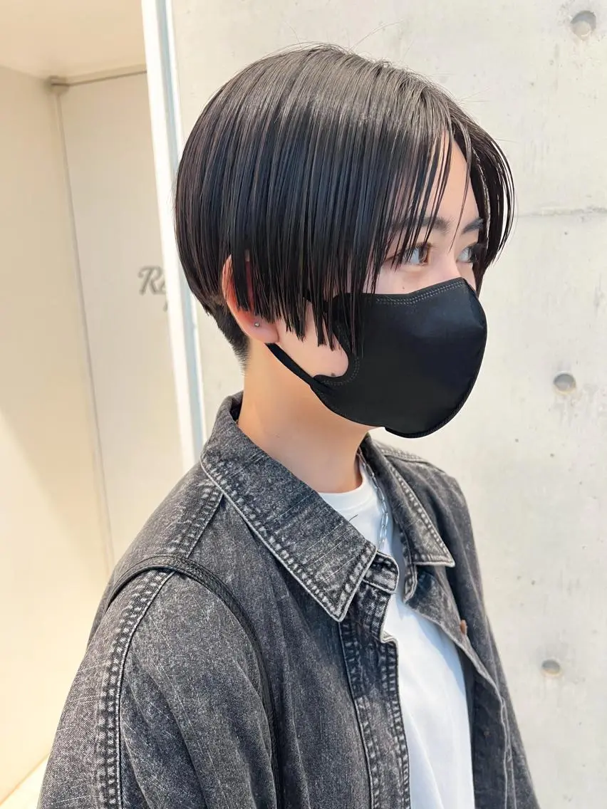 ショート カラー ショートヘア "小顔カット" Fuko.のヘアスタイル