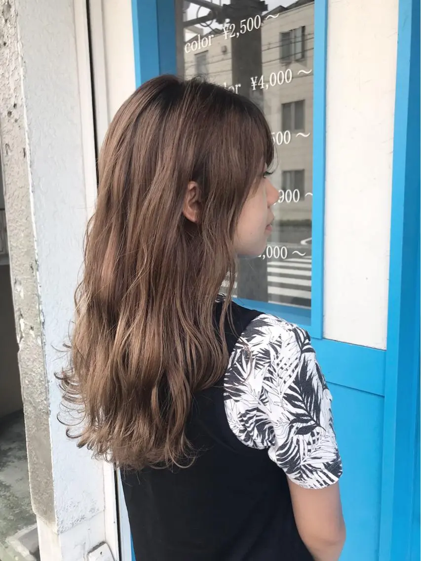 ロング カット ヘアカラー トリートメント en Siena エンシエナのヘアスタイル