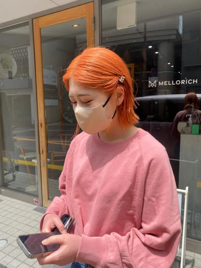ショート カット ヘアカラー shiga mariaのヘアスタイル