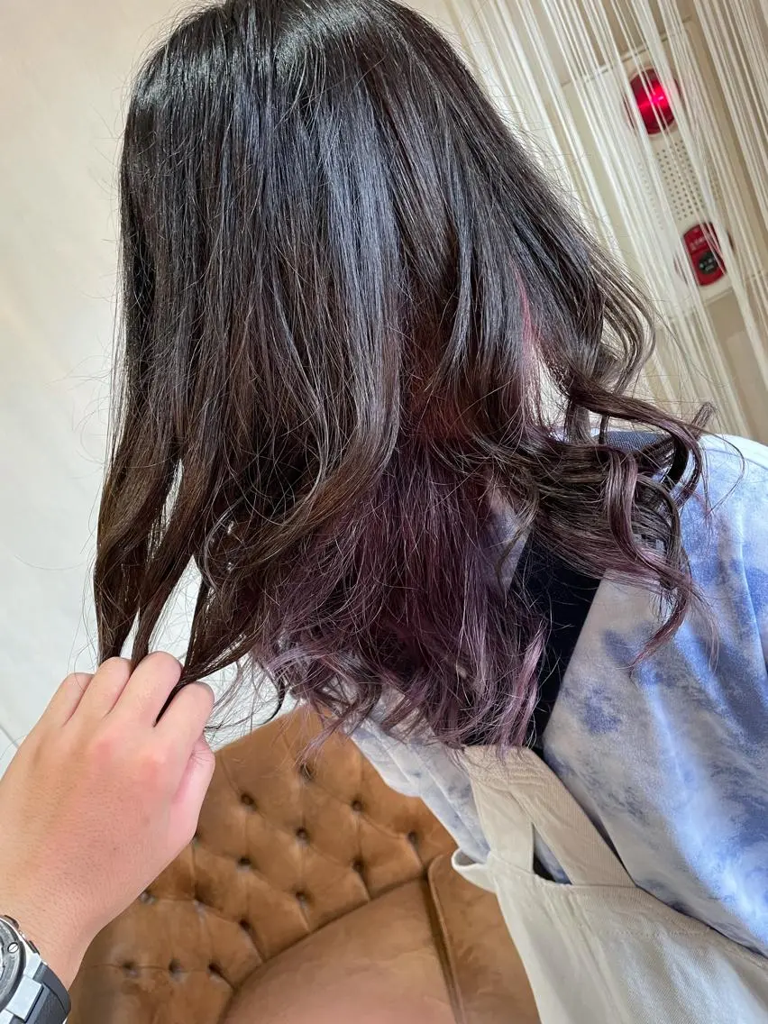 セミロング カラー パーマ ヘアアレンジ メンズ キッズ ネイル マツエク・マツパ 北千住10分 肥高　壮汰のヘアスタイル