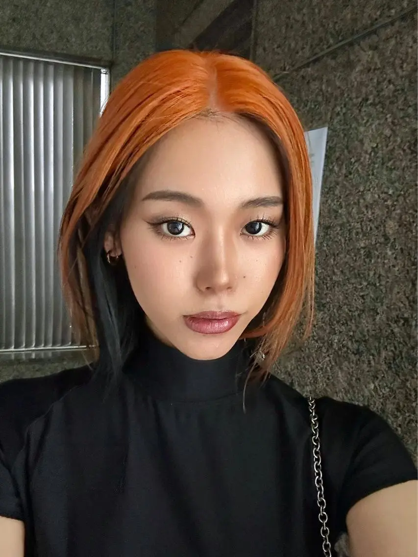ミディアム カラー ヘアカラー ブリーチ＆カラーが 得意☀️望月宣雄☀️のヘアスタイル