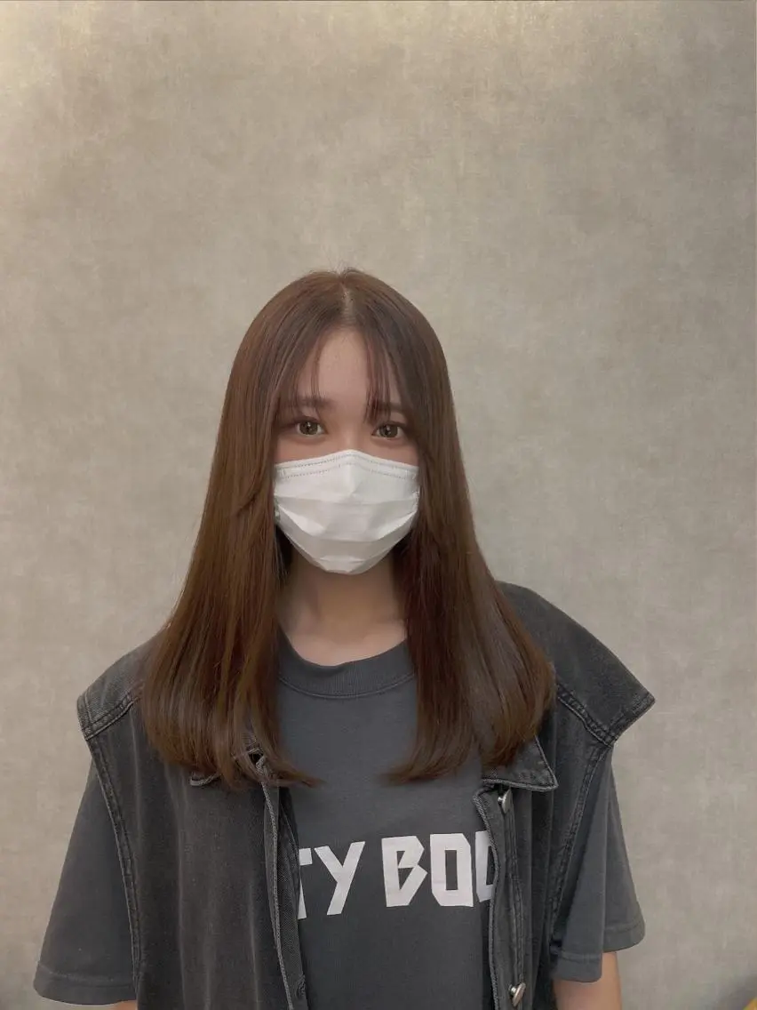 ミディアム カラー ヘアカラー Kojima 髪質改善ケアサロン＊のヘアスタイル