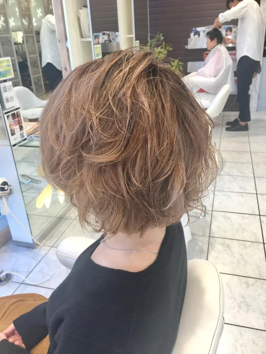 カラー ベージュカラー ミルクティーベージュ 落合孝臣/新潟駅南 /髪質改善のヘアスタイル