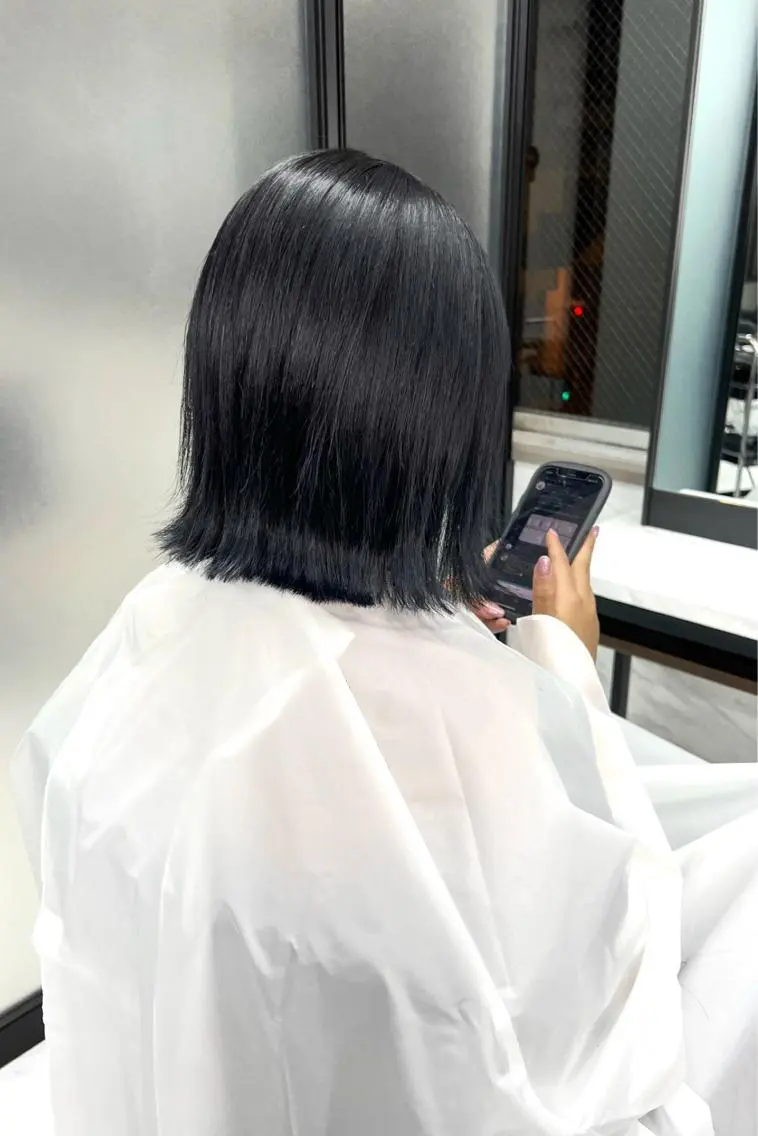 ミディアム カラー シールエクステ ハイトーンカラー エクステ ヘアカラー シールエクステ特化 ハイトーン、NANAのヘアスタイル