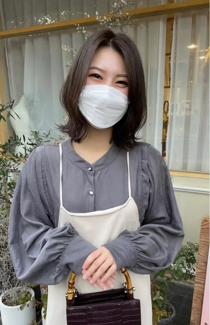 ミディアム カラー パーマ ヘアアレンジ キッズ ネイル マツエク・マツパ アイブロウ belta.🌱 安藝夏花🌻のヘアスタイル