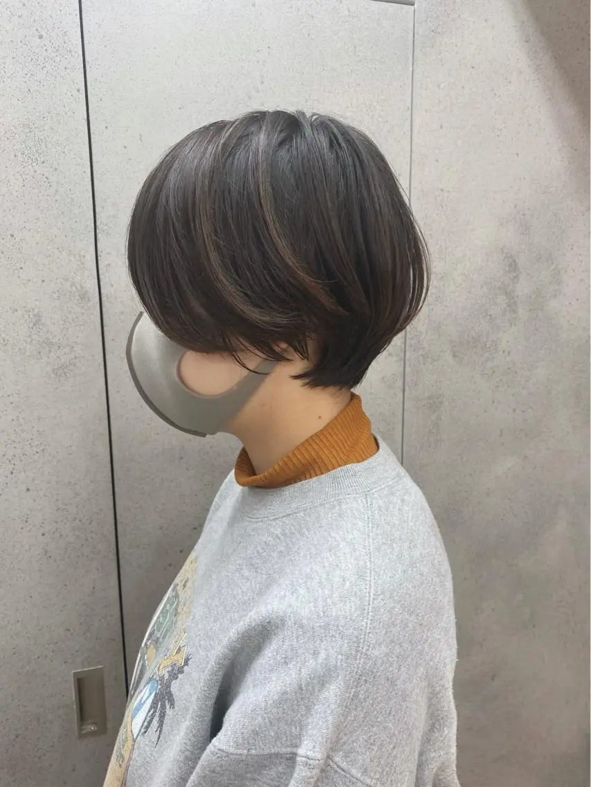 ショート 渋谷  中性ヘア あかりのヘアスタイル