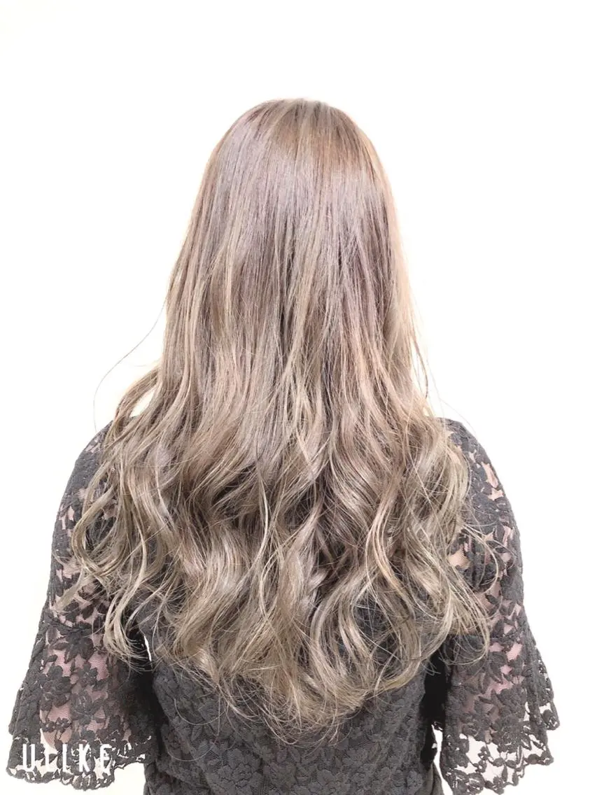 ロング カラー カット ヘアカラー トリートメント ＡＩMEN 早稲田店のヘアスタイル