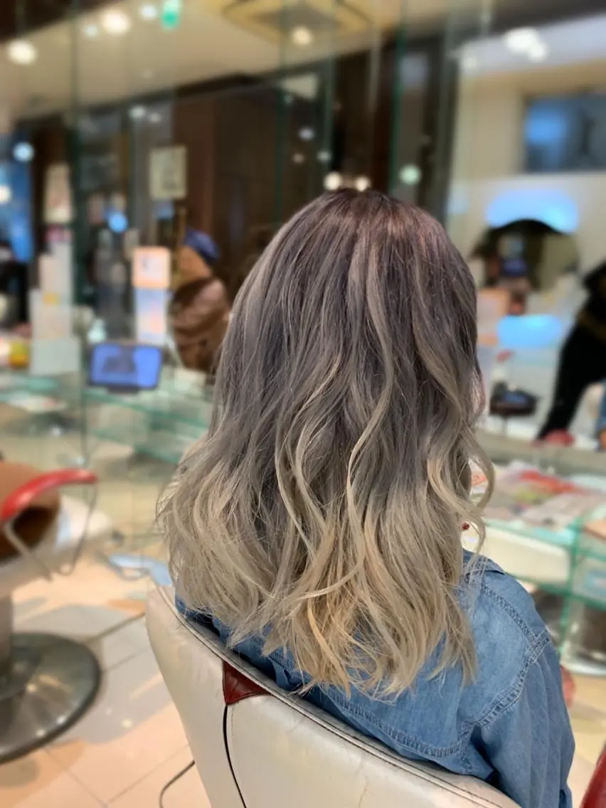 ロング カラー 韓国風特化 池田一之のヘアスタイル