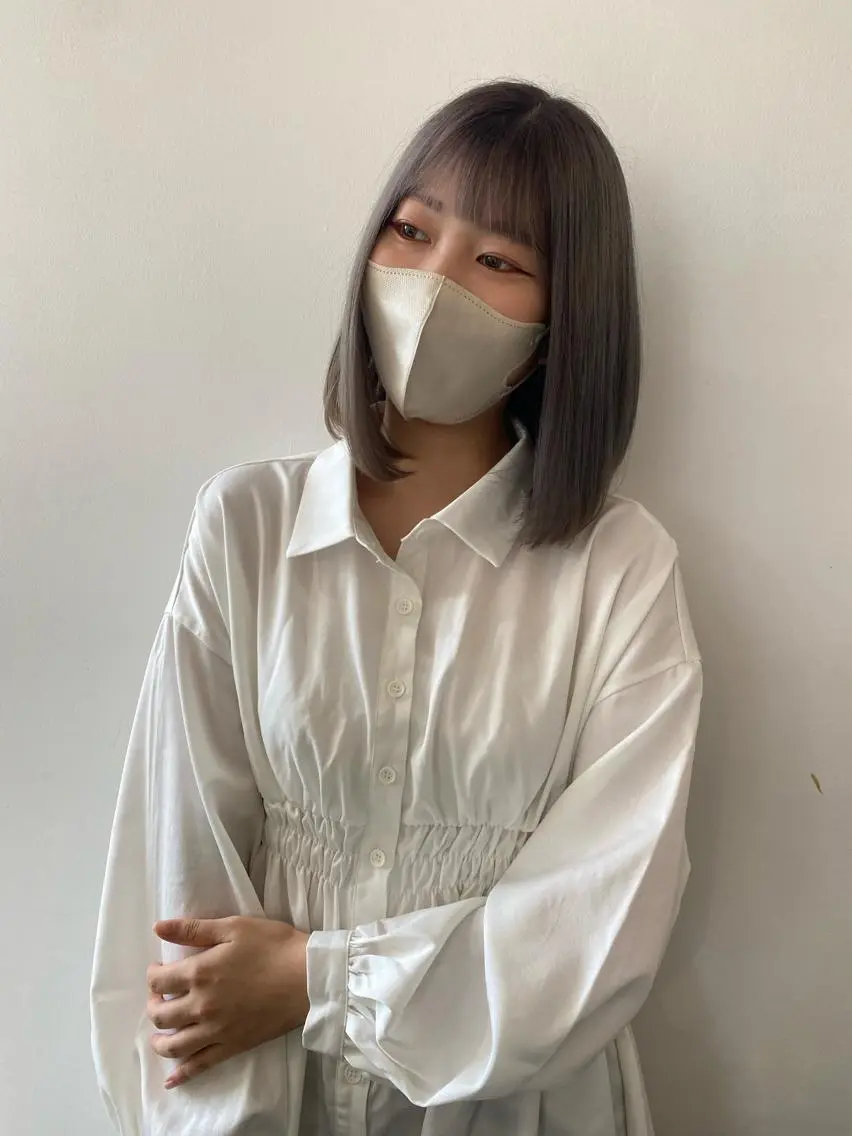 カラー グレージュ belle   / kaede🍁のヘアスタイル